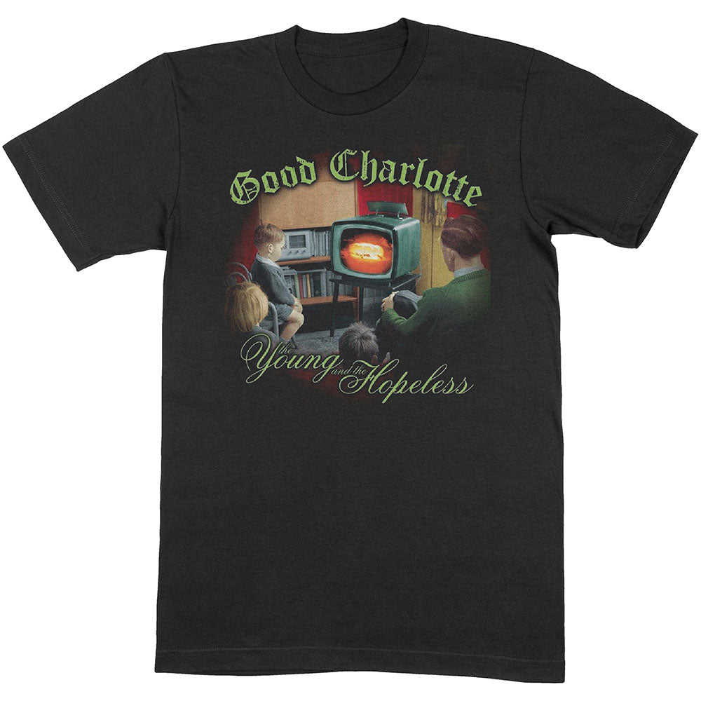 Image of Good Charlotte Unisex T-Shirt- Young & Hopeless Rock Off